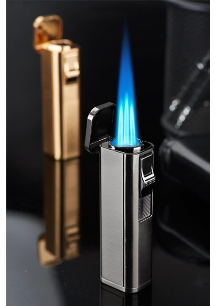 Kişiye Özel Siyah Gazlı Torch Pürmüz Çakmak