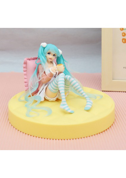 Anime Hatsune Miku El Modeli Ikincil Masaüstü Araba Süsleri (Yurt Dışından)