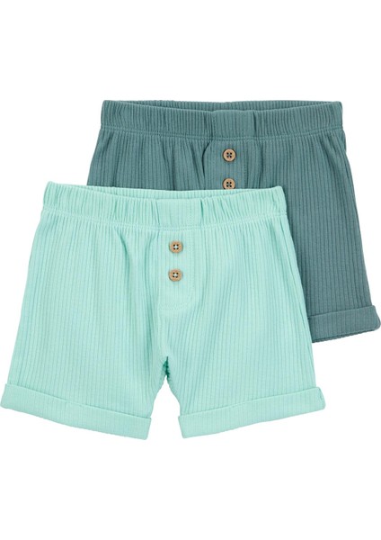 Layette Erkek Çocuk Bebek 2'li Şort Set