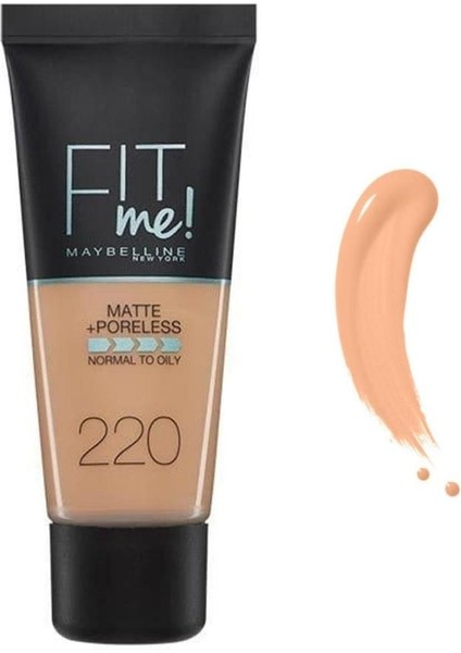 Maybelline Fit Me Matte&poreless Fondöten NO:220