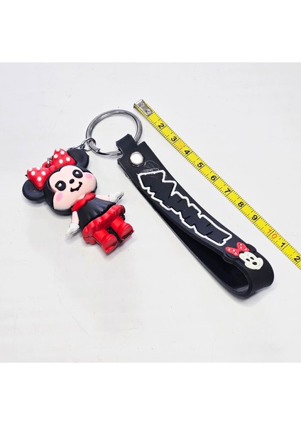 Silikon Anahtarlık 3D Anahtarlık Karikatür Figür Minnie Anahtarlık Aksessuar fiyatları