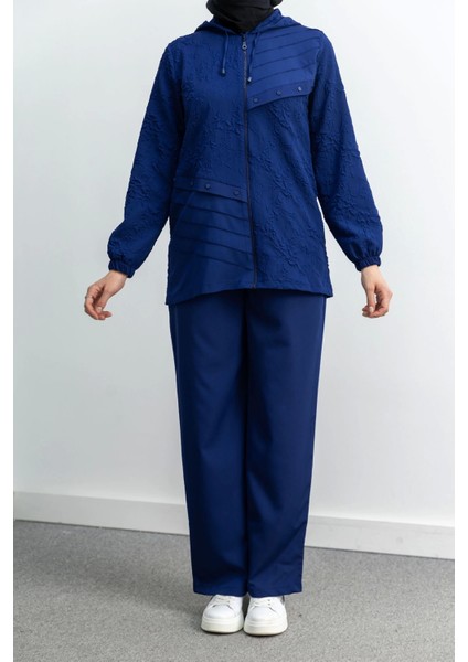 5043 Ceketli Pant. Takım - Indigo