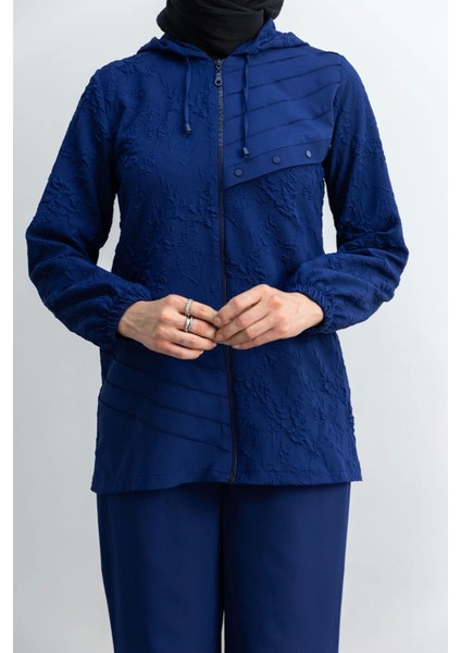 5043 Ceketli Pant. Takım - Indigo