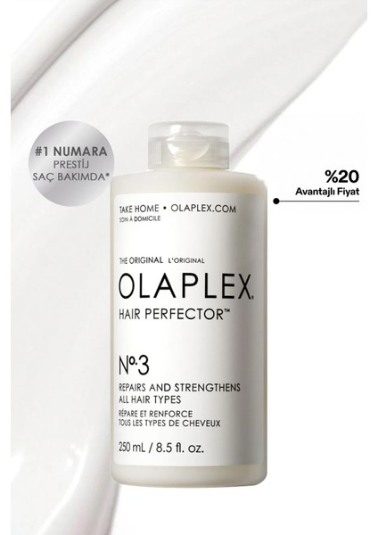 No. 3 Hair Perfector - Bağ Güçlendirici ve Saç Kusursuzlaştırıcı 250 ML