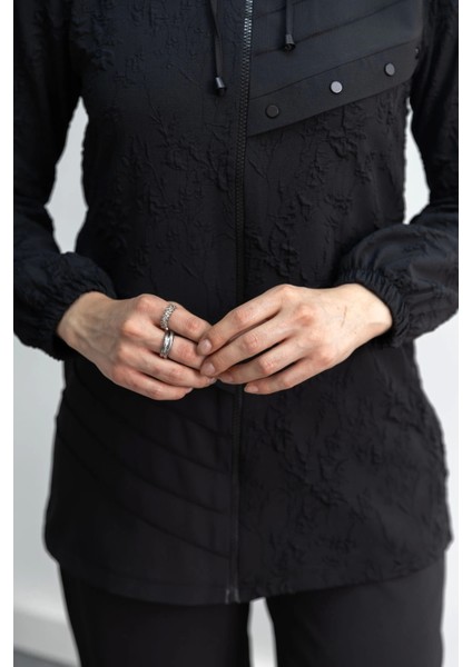 5043 Ceketli Pant. Takım - Siyah