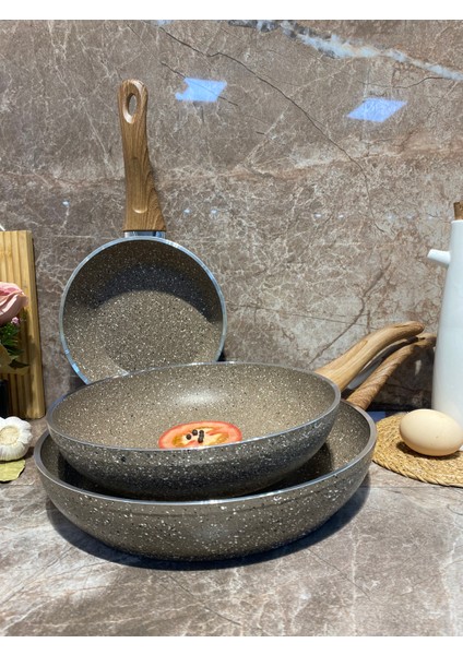 Granit 3 Parça Tava Set-Kahverengi fiyatları