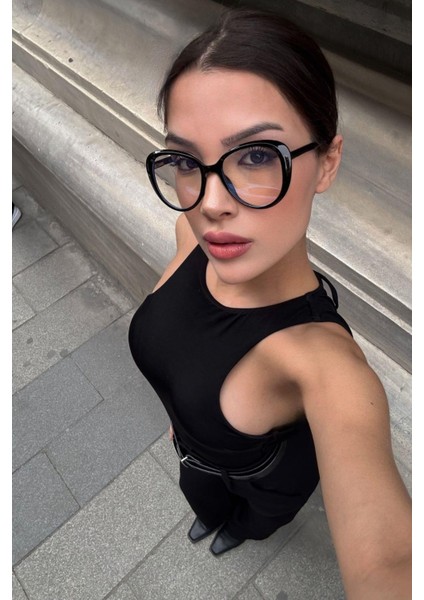 Mist Kadın Blue Block Gözlük Siyah