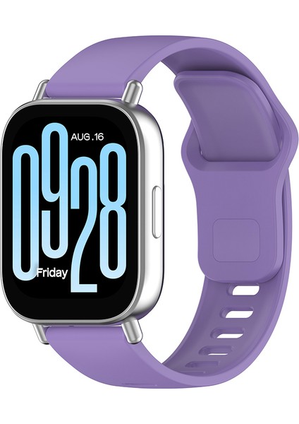 Redmi Watch 5 Active Yumuşak Silikon Yapılı Delikli Kordon Ayarlamalı Strap Kordon ve Nano Ekran Koruyucu
