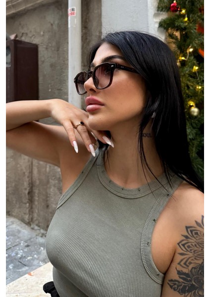 Nina Kadın Güneş Gözlüğü Kahverengi fırsatları
