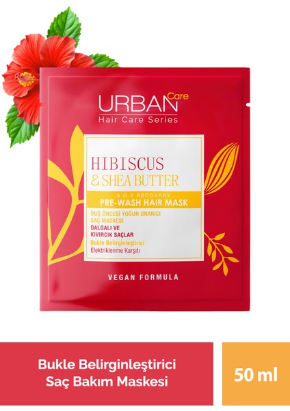 Hibiscus & Shea Butter Bukle Belirginleştirici 2'li Saç Bakım Seti modelleri