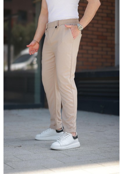 Bej Regular Fit Erkek Pantolon E6574 fiyatları