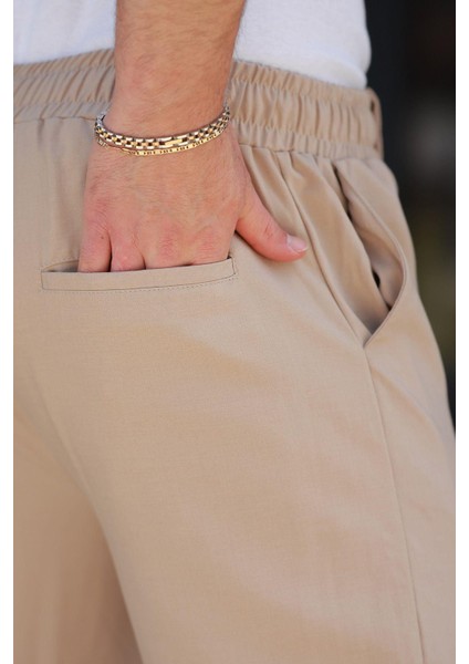 Bej Regular Fit Erkek Pantolon E6574 indirimleri