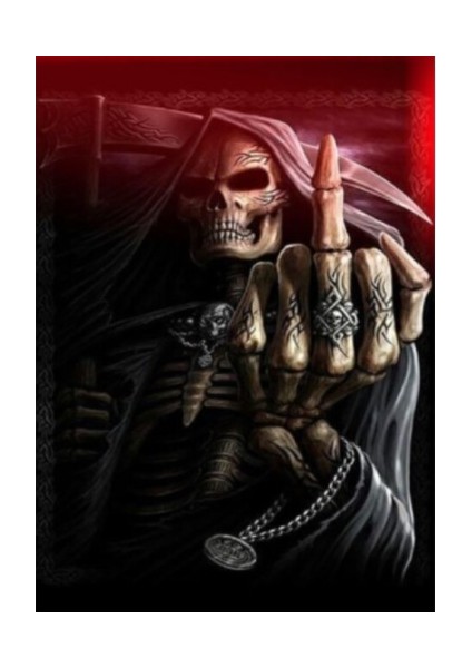 5d Elboyama 3 Farklä± Resim Deäÿiåÿenli Halloween Ä°skelet Tablosu