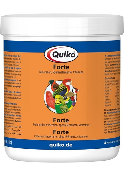 Forte E Vitamini+27 Farklı Vitamin Kombinasyonu 500GR