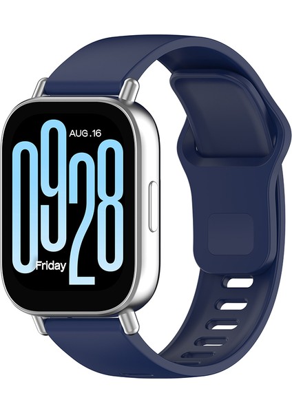 Redmi Watch 5 Active Yumuşak Silikon Yapılı Delikli Kordon Ayarlamalı Strap Kordon ve Nano Ekran Koruyucu