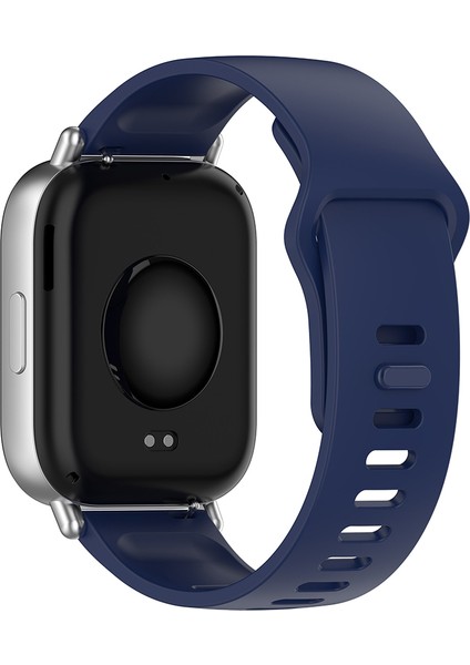 Redmi Watch 5 Active Yumuşak Silikon Yapılı Delikli Kordon Ayarlamalı Strap Kordon ve Nano Ekran Koruyucu