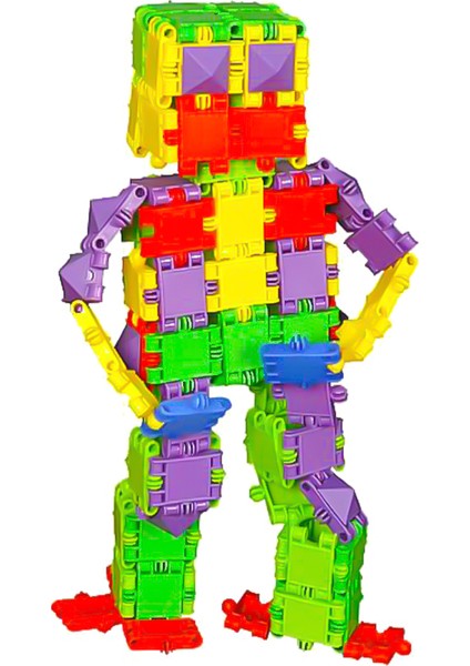 Flexy Tangles LEGO Bloklar Saklama Kutulu 150 Parça modelleri