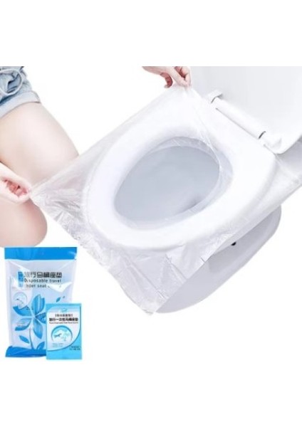 Klozet Örtüsü 50 Adet Kullan At Klozet Kapağı Poşeti Örtüsü Dispenseri