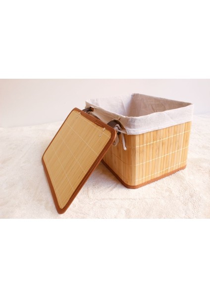 Bambu Çok Amaçlı Kapaklı Sandık/sepet modelleri