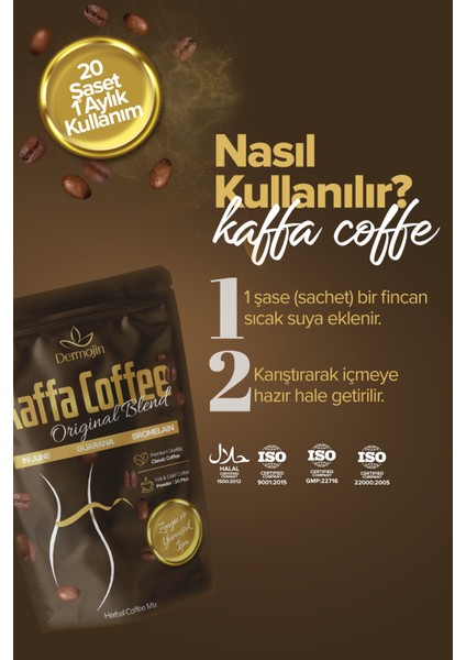 Kaffa Detoks Kahvesi ( Inulın , Bromelaın ,guarana )