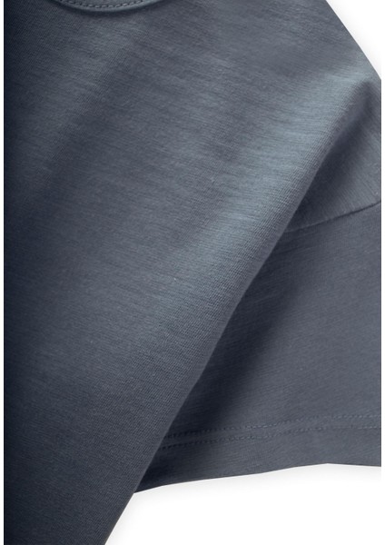 Basic T-Shırt 1-10 Yaş Gri