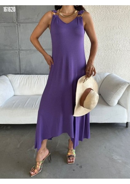 Kadın Çan Dokuma Kumaş V Yaka Asimetrik Kesim Elbise-Son Görsel Hediyemizdir. fiyatları