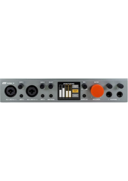 Amber I4 Profesyonel 4-Giriş/4-Çıkış/2-Mıdı Giriş/çıkış 24-BIT/192KHZ Usb-C Ses Kartı | Mac/pc/ios Uyumlu)