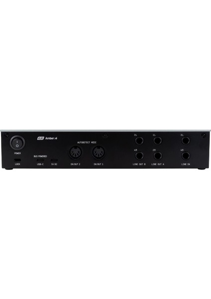 Amber I4 Profesyonel 4-Giriş/4-Çıkış/2-Mıdı Giriş/çıkış 24-BIT/192KHZ Usb-C Ses Kartı | Mac/pc/ios Uyumlu)
