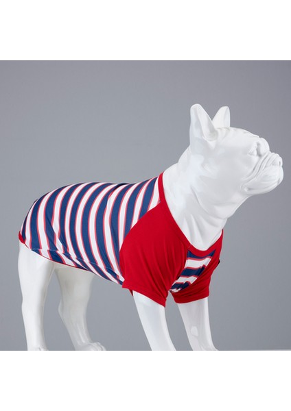 Double Red Küçük, Orta ve Büyük Irk Köpek Tshirt