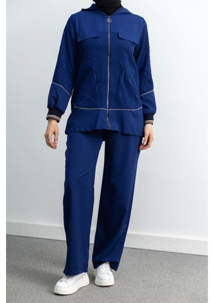 5042 Ceketli Pant. Takım - Indigo