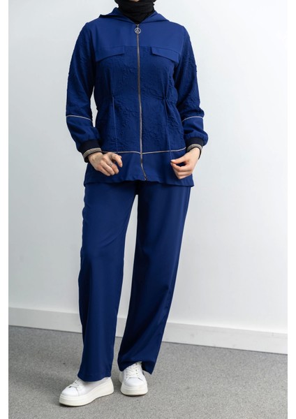 5042 Ceketli Pant. Takım - Indigo