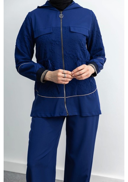 5042 Ceketli Pant. Takım - Indigo