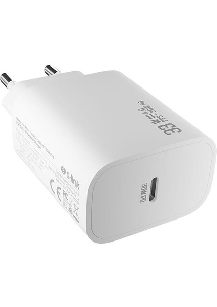 SL-EC65 Type Usb-C 30W Pd / 33W Pps Hızlı Ev Şarj Adaptörü