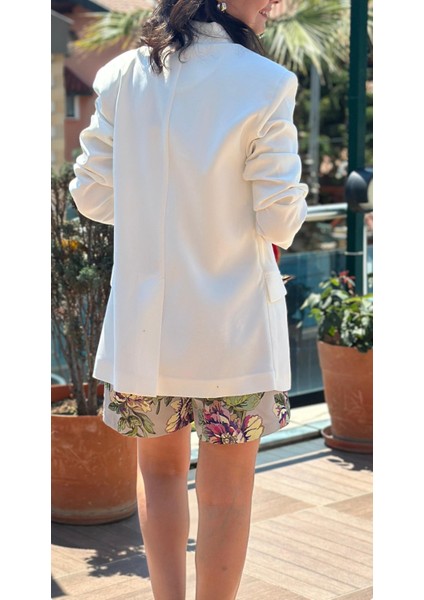 Kadın Beyaz Blazer Ceket fırsatları