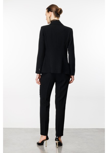 7543 Modailgi Kuptan Nervür Detaylı Yarım Astarlı Tek Düğme Ceket fırsatları