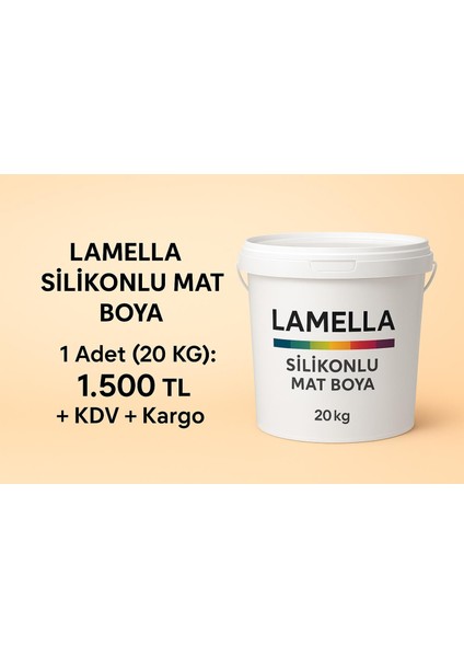 Özel Silikonlu Mat Boya(30 Adet)
