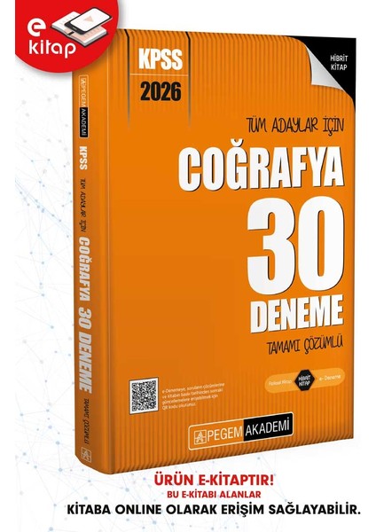 2026 Kpss Tüm Adaylar Için Coğrafya Tamamı Çözümlü 30 E-Deneme