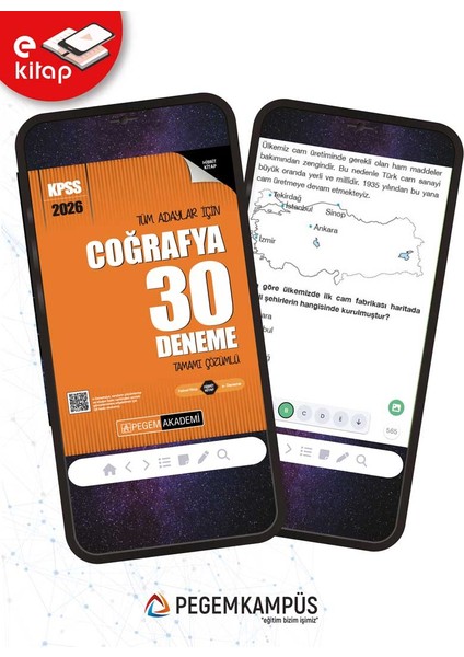 2026 Kpss Tüm Adaylar Için Coğrafya Tamamı Çözümlü 30 E-Deneme fiyatları