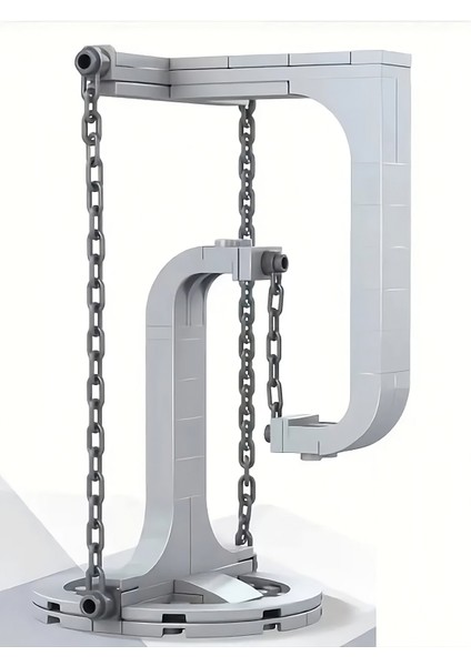 Plastik Anti Gravity Görsel Illüzyon Tensegrity Denge Heykeli Ev Ofis Dekoru