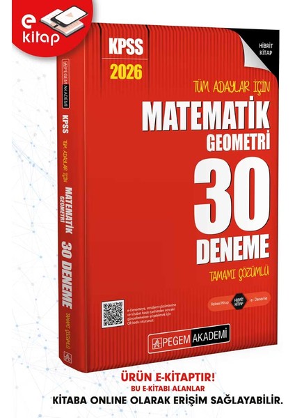 2026 Kpss Tüm Adaylar Için Matematik-Geometri Tamamı Çözümlü 30 E