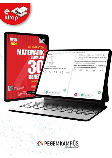 2026 Kpss Tüm Adaylar Için Matematik-Geometri Tamamı Çözümlü 30 E modelleri