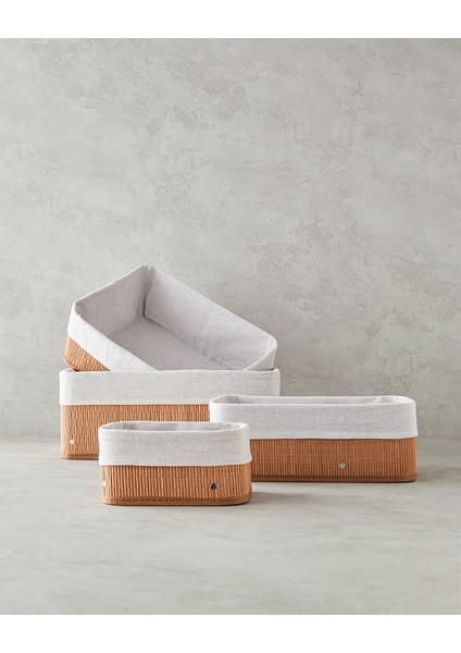Std Gina Bambu Sepet 36X26X14 cm Açık Kahve Klasik fırsatları