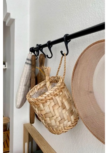 Çok Amaçlı El Yapımı Hasır Sepet / Düzenleyici Sepet 10X10CM fiyatları