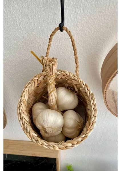 Çok Amaçlı El Yapımı Hasır Sepet / Düzenleyici Sepet 10X10CM modelleri