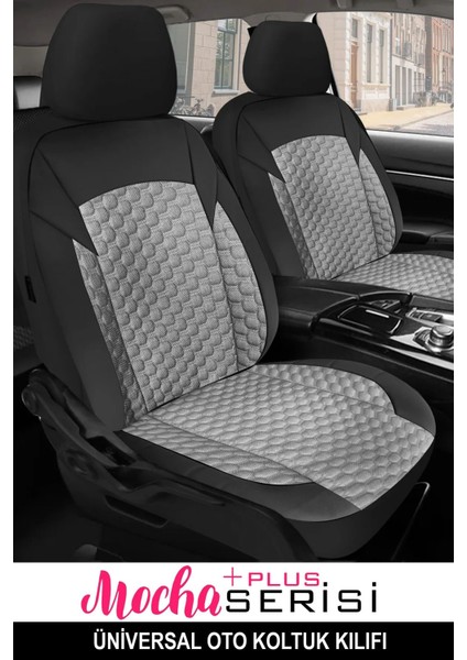 Nissan Note (Facelift 2017) Nismo S 1.6 (140 Hp) 2017 Uyumlu Oto Koltuk Kılıfı Gri