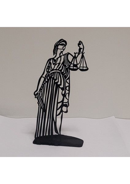 STE Adaletin Yüzü – Themis Metal Masa Figürü