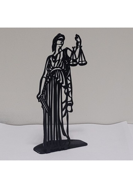 STE Adaletin Yüzü – Themis Metal Masa Figürü modelleri