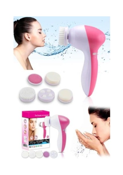 5 In 1 Pilli Yüz Temizleme,masaj ve Peeling Fırça Seti fiyatları