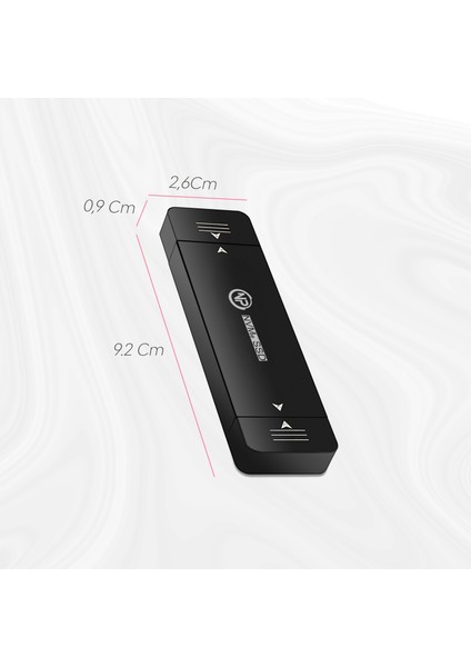 DK01 USB-A/Type-C 1000/900Mb/s 2TB 22x42 M.2 NVMe Taşınabilir Harici SSD