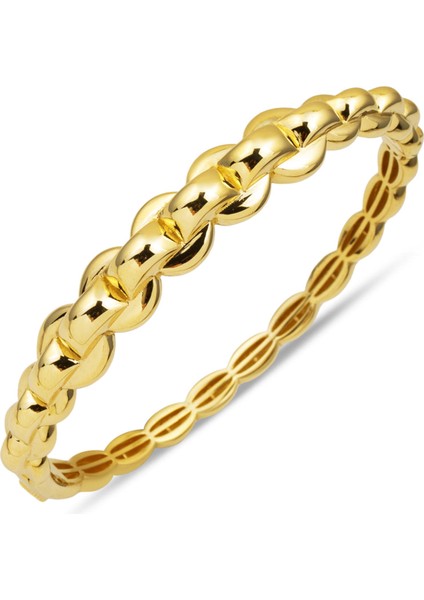 14 Ayar Altın Kelepçe Bilezik